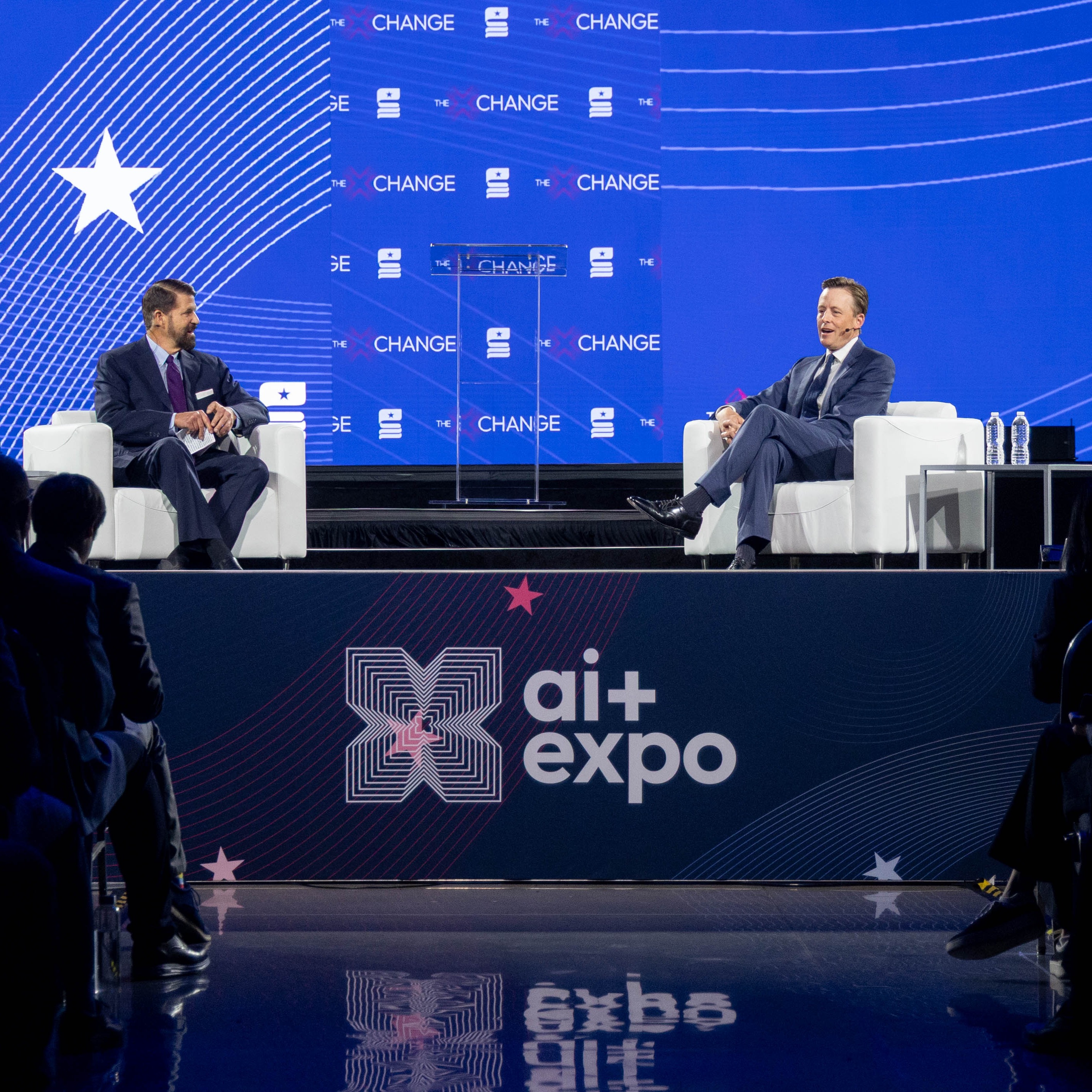 AI+ Expo 2026 main stage conversation