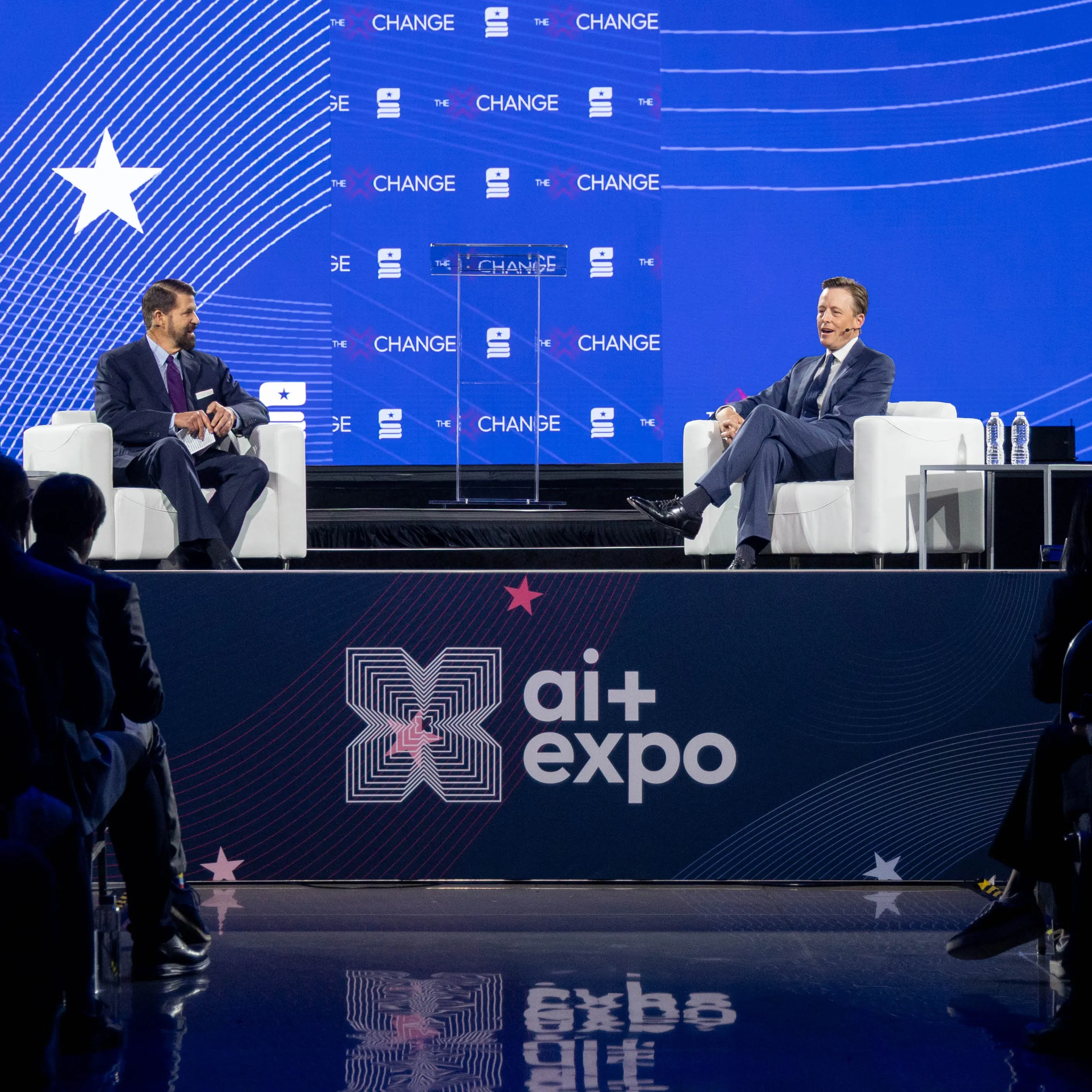 AI+ Expo 2026 main stage conversation